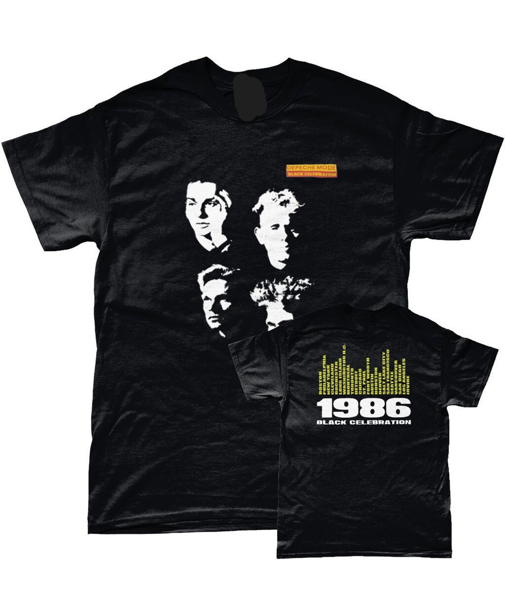 Depeche Mode North America 1986 Tour, Unisex T-shirt 2 Sided